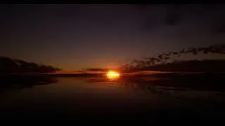 Unreal Engine Synthwave Sunset