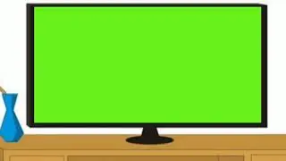 Green Screen TV LCD Background Video