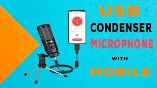 How to connect Usb condenser microphone with mobile | Maono mic setup with android phone