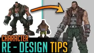 Character Redesign Tips - Dissecting Final Fantasy 7's Barret