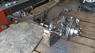 MTZ hydraulic cylinder for UAZ bridge, Steering in a new way! At the end there is a riddle and a ...