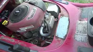 Craftsman 13.5 hp Riding Mower starter solenoid repair