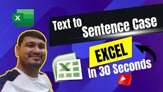 Excel formula to convert text to sentence Case, Automatic text conversion to sentence case in excel
