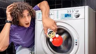 What if you throw a Tumbler Doll into the WASHING MACHINE?