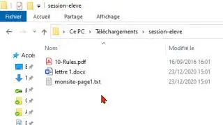 Afficher les extensions des fichiers sous Windows 10
