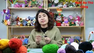 Làm củ cà rốt mập bằng len treo túi xách - [PART 2] | Hoài An Thủ Công