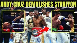 Andy Cruz DESTROYS Jovanni Straffon #sports #boxing #trending #fyp #news #youtube