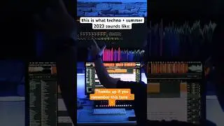 summer 2023 + techno = 🥹⛓️ #techno #music #hypertechno