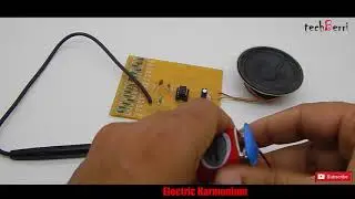 How to make an Electronic Harmonium/Piano at home | Educational DIY Kit by techBerri
