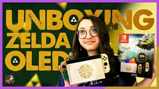 Unboxing the Tears of the Kingdom OLED Switch!