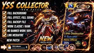 Script Skin YSS Collector - Lone Destructor No Password | Full Effect Voice | Patch Terbaru