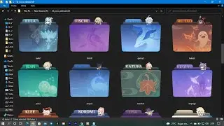 Genshin Themed Folder Icons for Your PC & Tutorials How to Change it on Windows