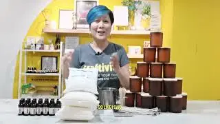 Start a candle making business today with our 20pcs x 180g Soy Wax Candles Starter Kit