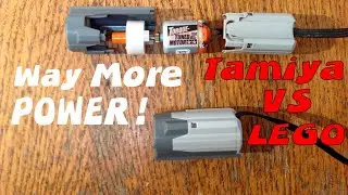 Huge Upgrade For Lego M Motor - Tamiya Torque Tuned 2 amp