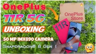 OnePlus 11R 5G Unboxing 📱 || Galactic Silver || Snapdragon 8 Gen 1 || 50 MP IMX890 📷 || Techy Akash