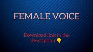 Lag or Cracked voice for zoom or google meet- Female version