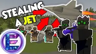 STEALING A JET ! - Military Base Raid - Spec ops RP/PVP - Unturned Roleplay