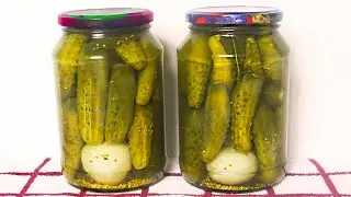 Зимой открыли огурцы АХНУЛИ КАК ВКУСНО! ХРУСТЯЩИЕ Маринованные огурцы на Зиму 🥒