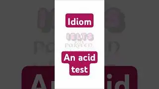 an acid test 