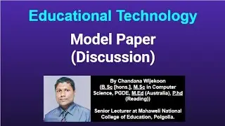 Model paper discussion