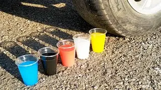 Crushing Crunchy & Soft Things by Car! - (EXPERIMENT Toys vs Car)