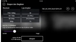 Cara simpan video yang benar di kinemaster