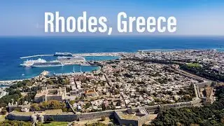 Inside the walls of Rhodes, Greece