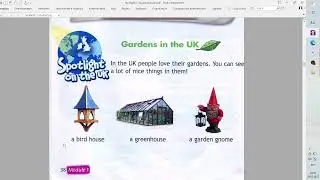 Gardens in the UK. SPOTLIGHT-2. Spotlight on the UK. Чтение: Сады в Великобритании.