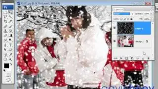 Create snow effects with Photoshop - Week 23