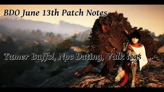BDO| June 13th Patch notes Tamers Buffed!, Valk Baby legs, Lahn Skills