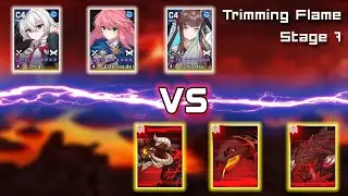 「CounterSide SEA」Dimension Trimming Volcano Stage 7 (Auto Mode)
