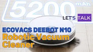 ECOVACS DEEBOT N10 Robotic Vacuum Cleaner 🤘🔥 Unboxing & Full Review 😎🫧 #viral #trending #smarttech