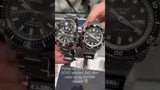 Trying On The Beautiful SEIKO Prospex SPB143J1 & SEIKO SRPD73K1