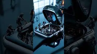 🔧 Mini Workers Preparing Apple Iphone!  AI-Animated Tiny World 🌍