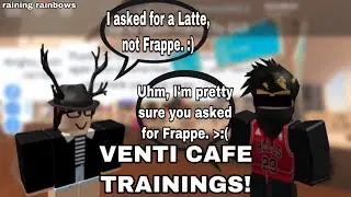 ROBLOX VENTI CAFE TRAININGS | LR POV