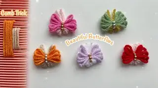 AMAZING 🤩 - How to make Quickly Butterflies 🦋 with Comb - DIY Butterfly 🦋
