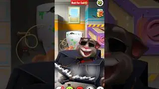 Talking Tom 2 Funny bathroom piano dance 🤣💃🔥 #shorts