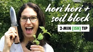 Using A Hori Hori With Soil Blocks — 8 Different Ways!