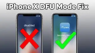 Dfu Mode Iphone X | Iphone X Recovery Mode | How To Enter DFU Mode On iPhone X