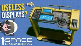 Actually Useful Uses of Ship Cockpit Displays - Space Engineers Ship Operation (No Scripts)