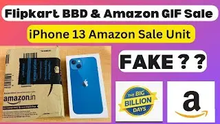 iPhone 13 Unboxing! Amazon Great Indian Festival Sale 2023 Unit I Fake or Scam ?? iPhone 13 GIF Sale