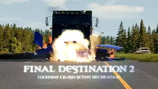 Final Destination 2 Highway Accident | BeamNG Drive Recreation