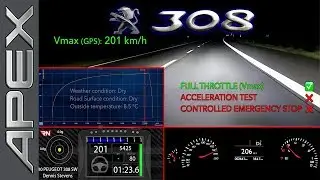 PEUGEOT 308 SW 1.2 PURETECH 130 EAT6 - FULL THROTTLE + C.E.S. + ACCELERATION (2017)