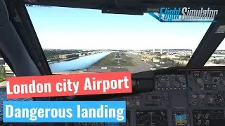 PMDG 737 flight deck with HEAD TRACKING | MSFS | London