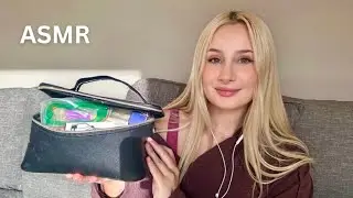 ASMR My Makeup Routine (messy makeup bag) lofi