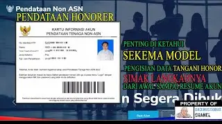 🔴 LIVE SEKEMA PENGISIAN PENDATAAN  HONORER DI APLIKASI BKN ||  °Daftar & Cetak Kartu ✓