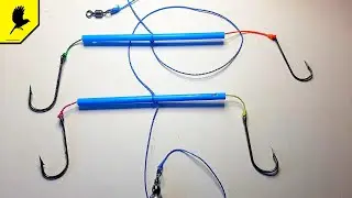 Do IT and fish without hooks!!! Tackle 4 hooks without a hook / Fishing crafts