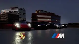 German Night Symphony: A Cinematic Drive with BMW M4 and Porsche 911