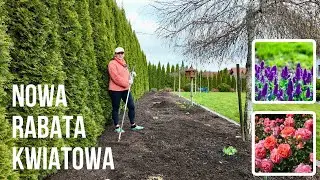 Flowerbed Compost on Cardboard. How to Make a Flowerbed from Scratch in the Garden
