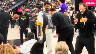 Luka Doncic’s & Reaves’s Reaction as Hachimura Tries Doncic’s Trick vs Mavericks NBA Preseason 2025